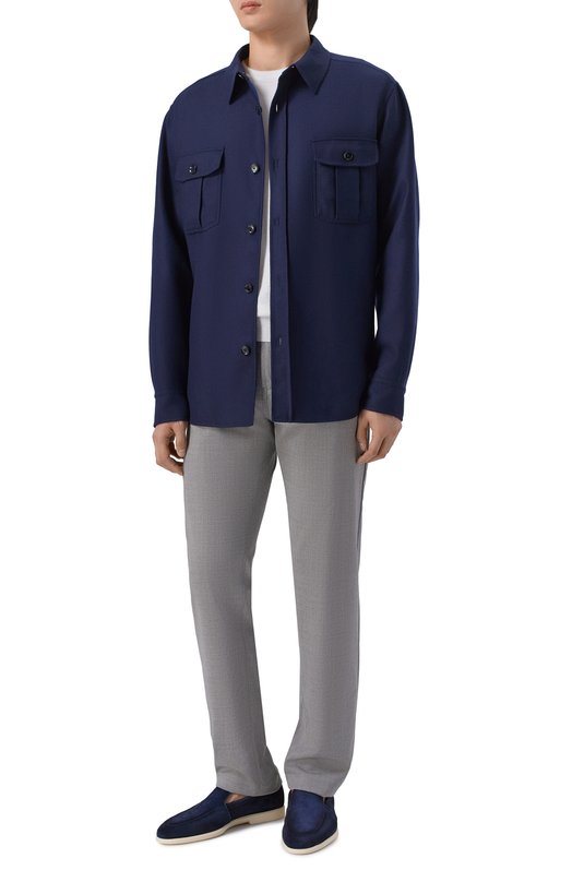 Шерстяные брюки Richard J. Brown R0MA RZ/T83 Серый  R0MA RZ/T83 Фото 2