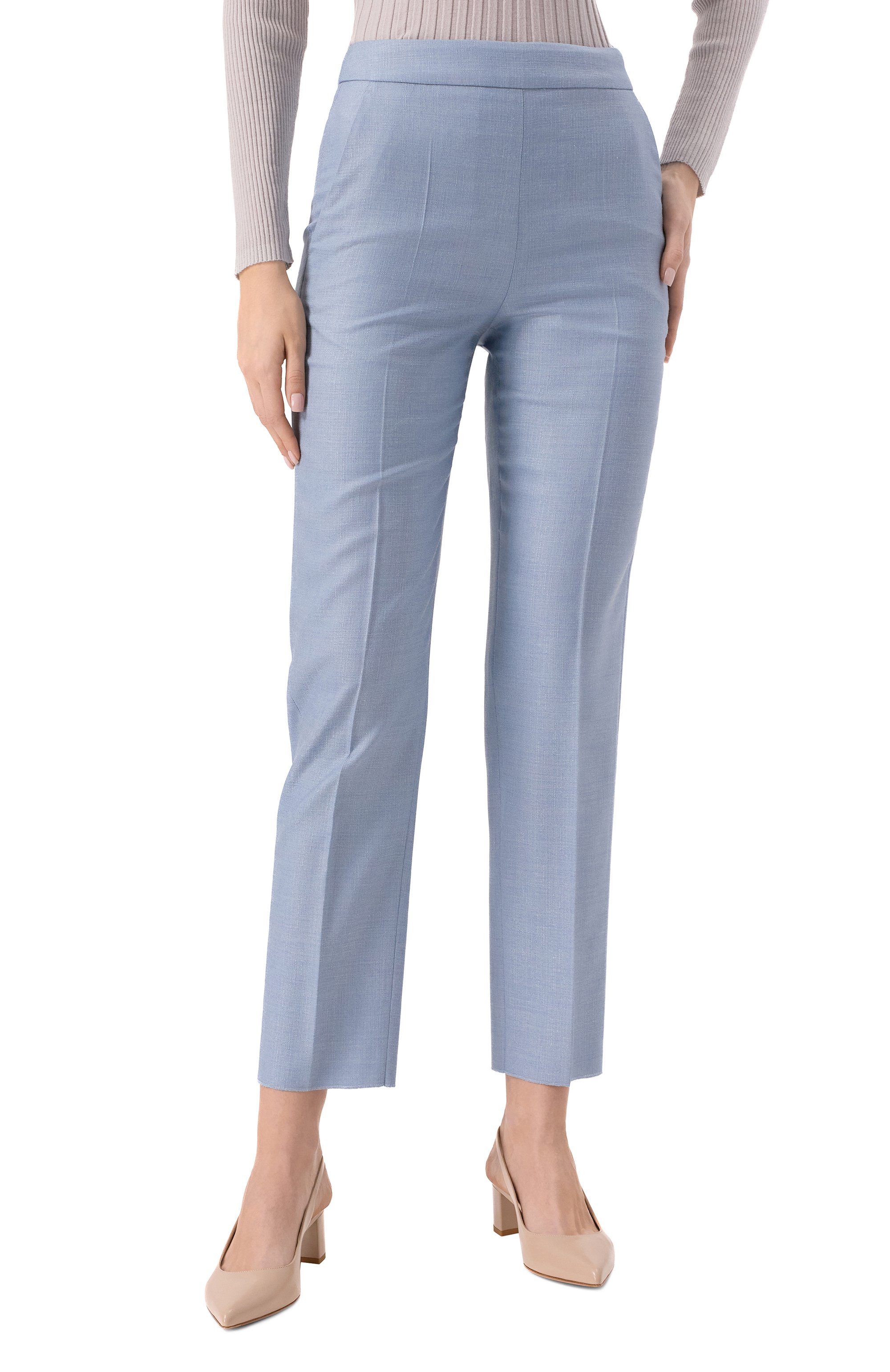 Брюки из шелка и шерсти AGNONA, арт. T70218/U4040, фото 3