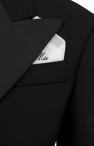Шерстяной жакет MIU MIU, арт. MH1639-1R1-F0002, фото 5