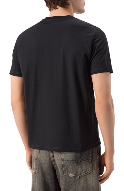 Хлопковая футболка DIESEL, арт. A17268/0PLAT, фото 4