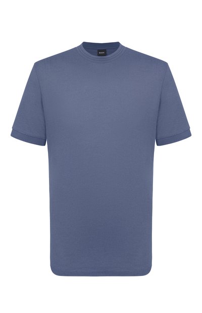 Мужская футболка из хлопка и лиоцелла BOSS, арт. 50554626