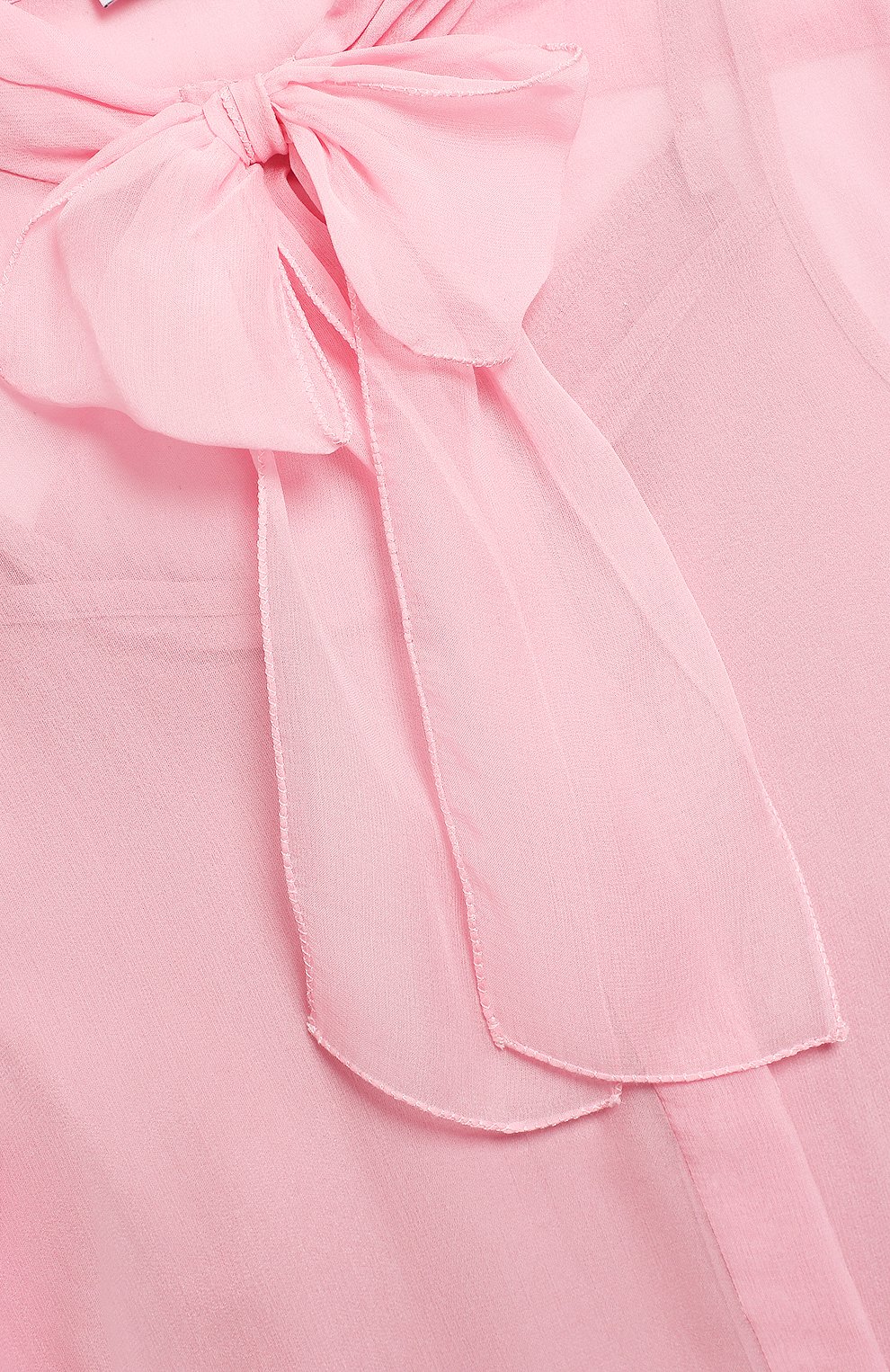 Шелковая блузка DOLCE & GABBANA светло-розового цвета по цене 33750 руб., арт. L54S43/FU1AT/2-6, фото 3 Шелковая блузка DOLCE & GABBANA, арт. L54S43/FU1AT/2-6, фото 3