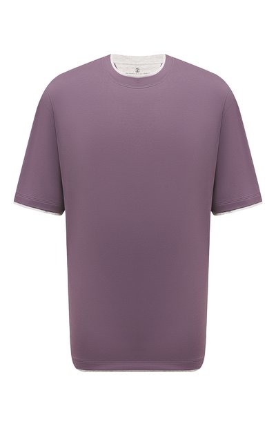 Хлопковая футболка BRUNELLO CUCINELLI, арт. M0B137427W, фото 1