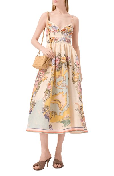 Льняное платье ZIMMERMANN, арт. 1774DRS253, фото 2