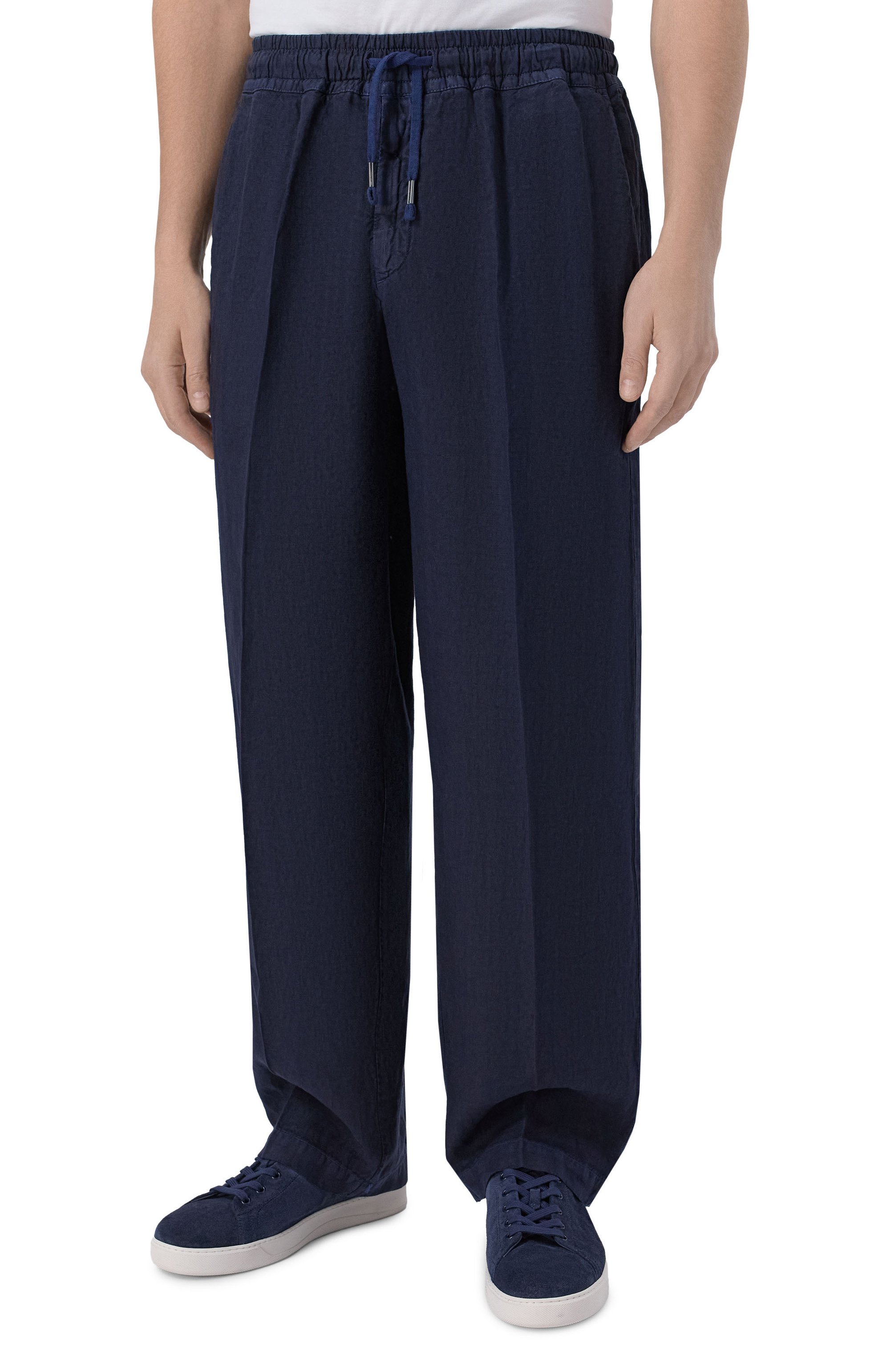 Льняные брюки INLINUM, арт. PAJAMA/TR0PEA, фото 3