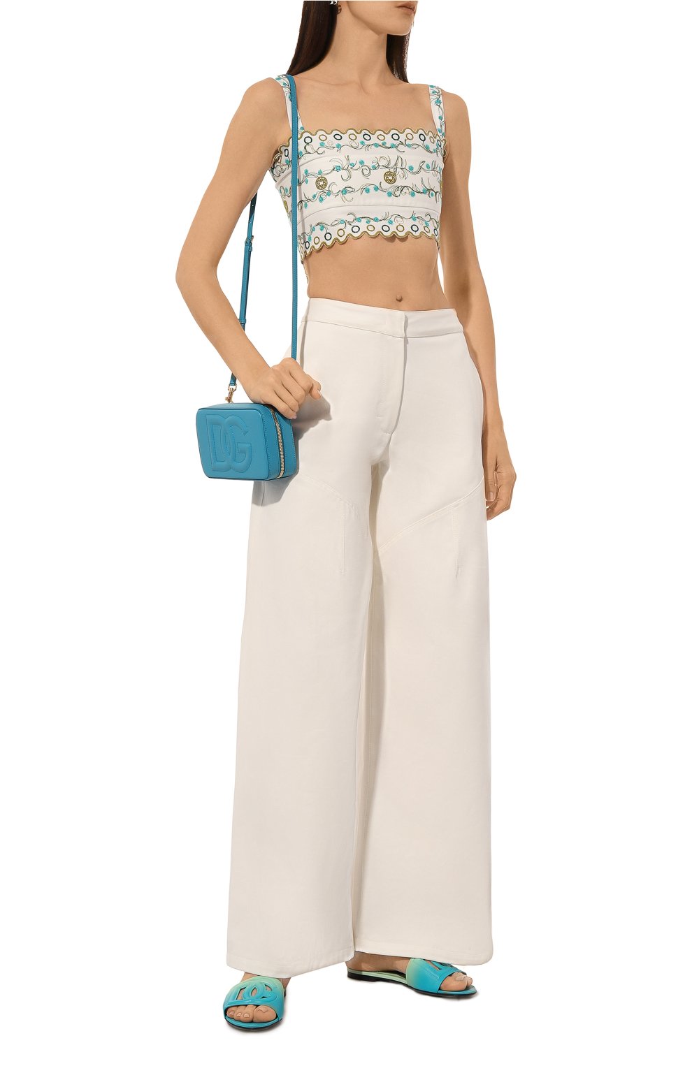 Хлопковый топ ELIE SAAB, арт. T0019N, фото 2