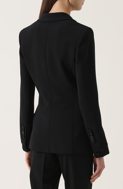 Приталенный жакет с шелковыми узкими лацканами TOM FORD, арт. GI2414/FAX105, фото 4