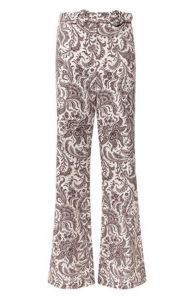 Женские льняные брюки ZIMMERMANN, арт. 6059PZIP