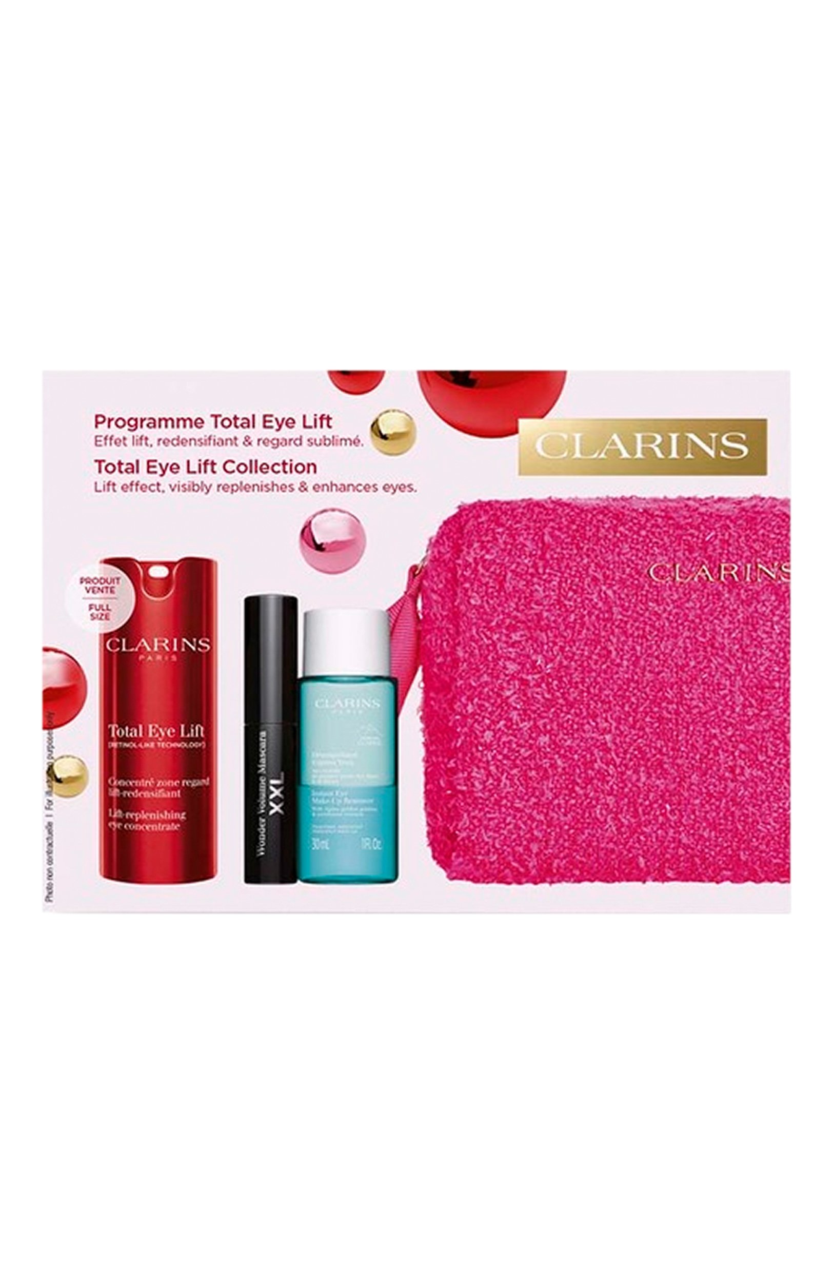 Набор total eye lift (15+30+3ml) CLARINS бесцветного цвета по цене 9950 руб., арт. 80129832, фото 4 Набор total eye lift (15+30+3ml) CLARINS, арт. 80129832, фото 4