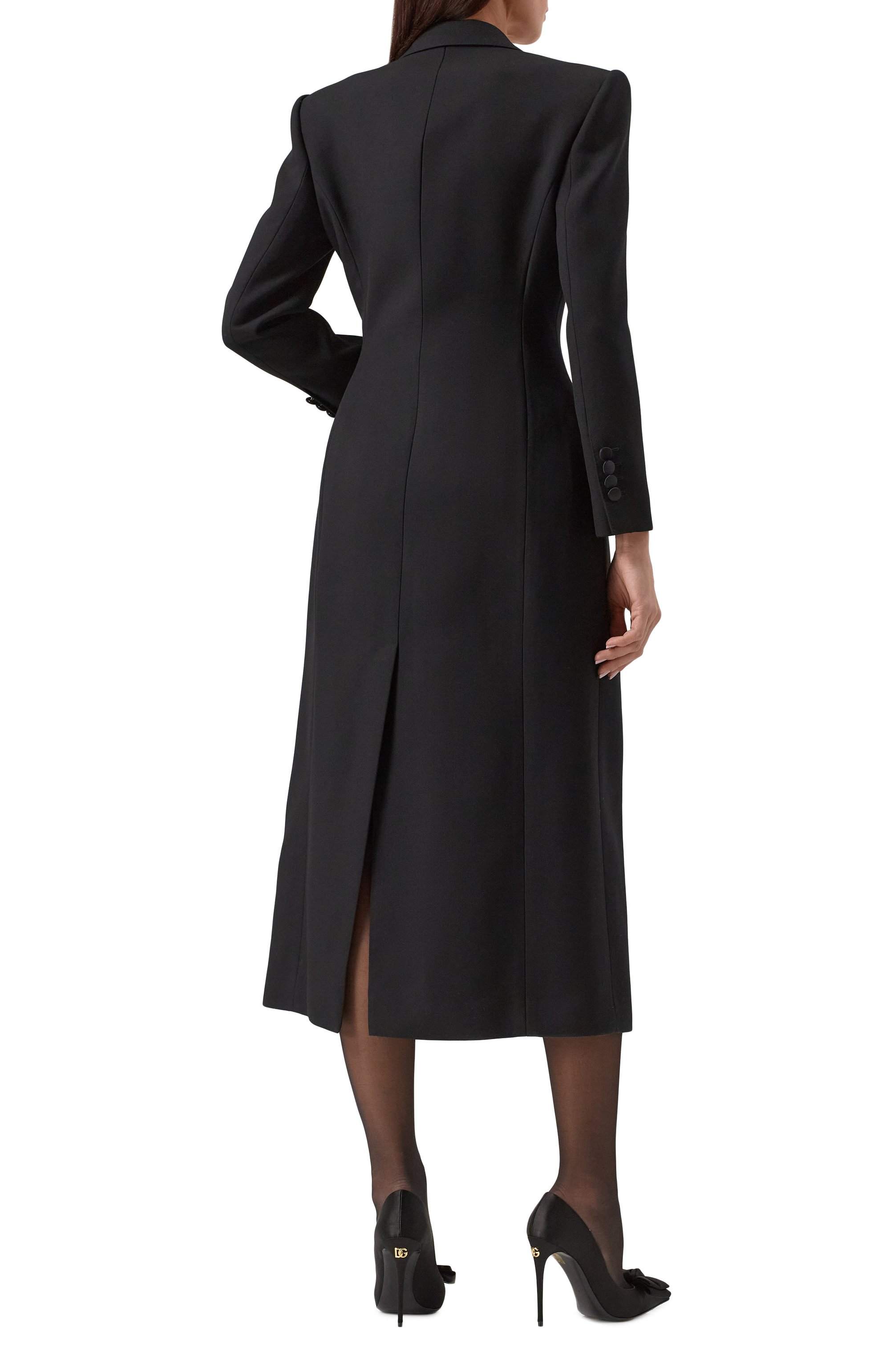 Пальто из шерсти и шелка DOLCE & GABBANA, арт. F0W2FT/FU272, фото 4