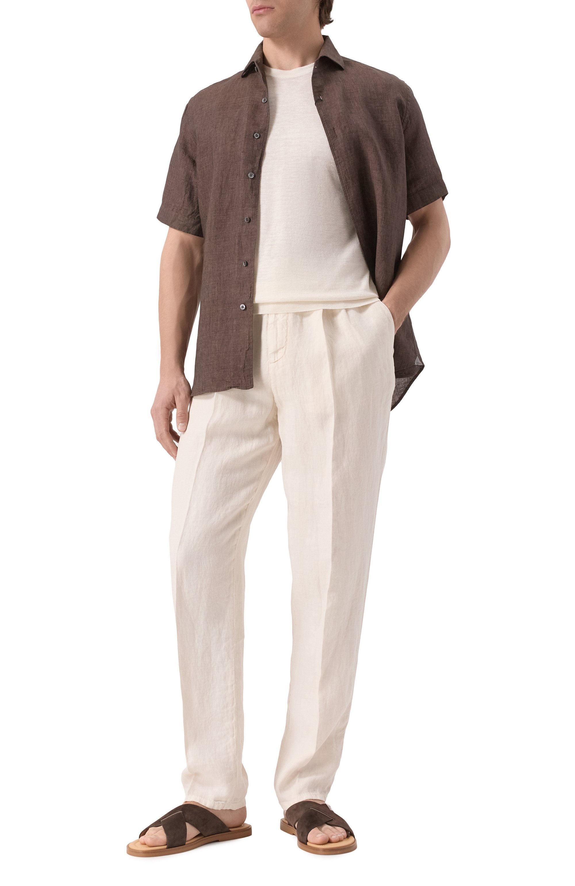 Джемпер из шелка и льна CORNELIANI, арт. 25M547-2525111, фото 2