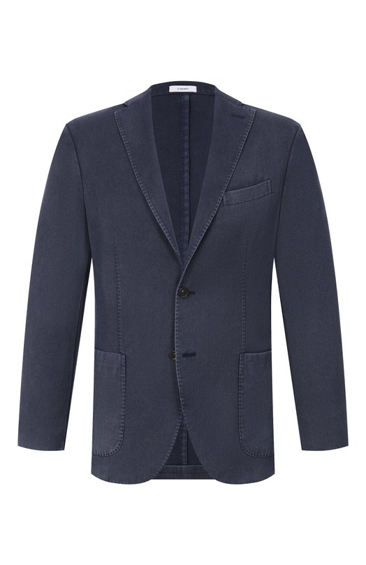 Шерстяной пиджак Boglioli N1302J/SA0430 Синий N1302J/SA0430