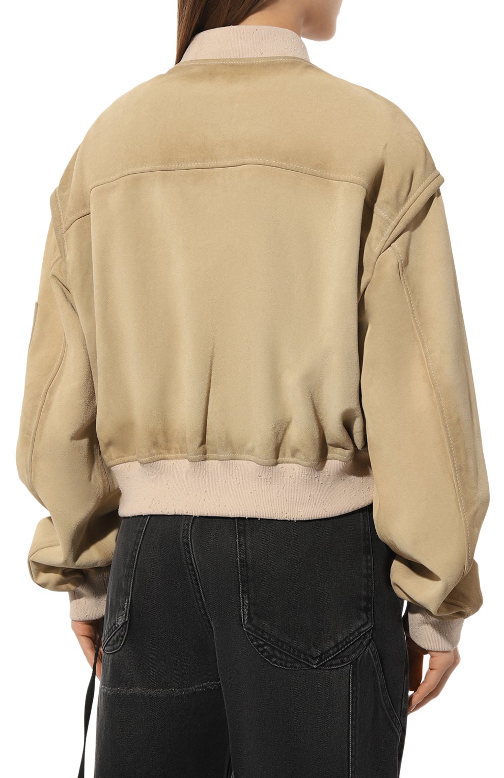 Кожаный бомбер HALFBOY, арт. HSS241WLBB084, фото 4