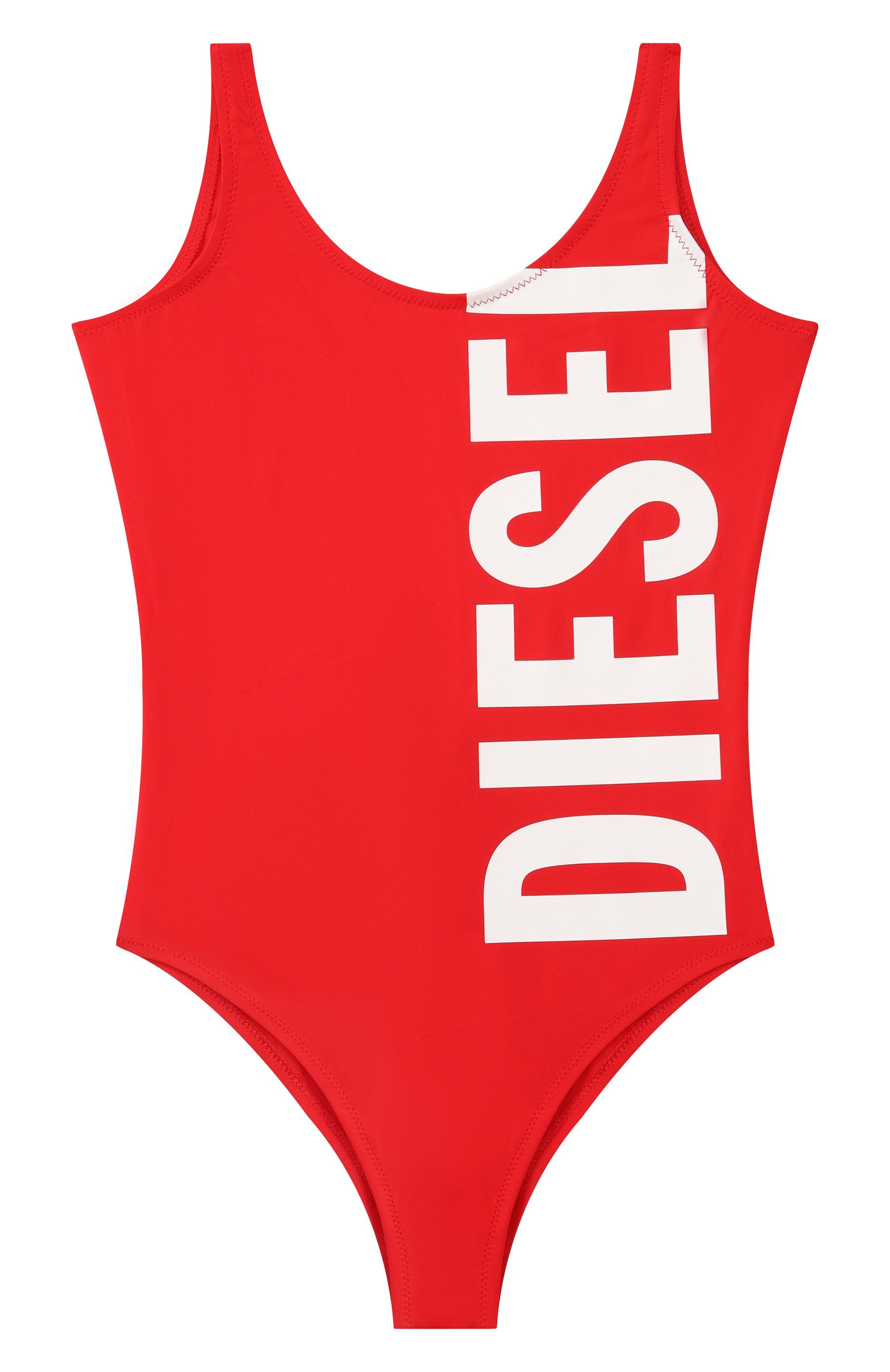 Слитный купальник DIESEL красного цвета по цене 8995 руб., арт. J02716/KYAG8, фото 1 Слитный купальник DIESEL, арт. J02716/KYAG8, фото 1