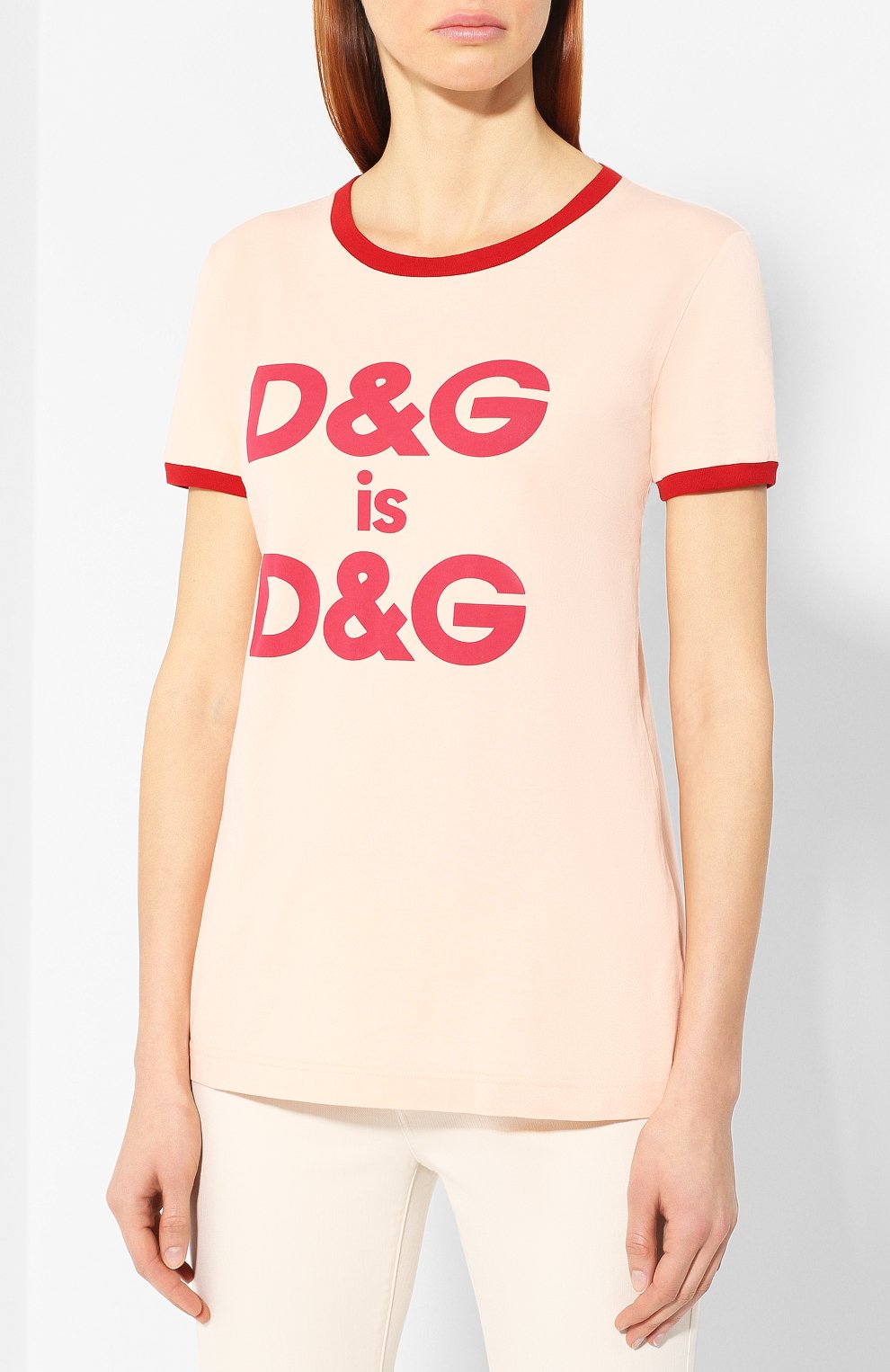 Хлопковая футболка DOLCE & GABBANA, арт. F8H32Z/G7RDG, фото 3