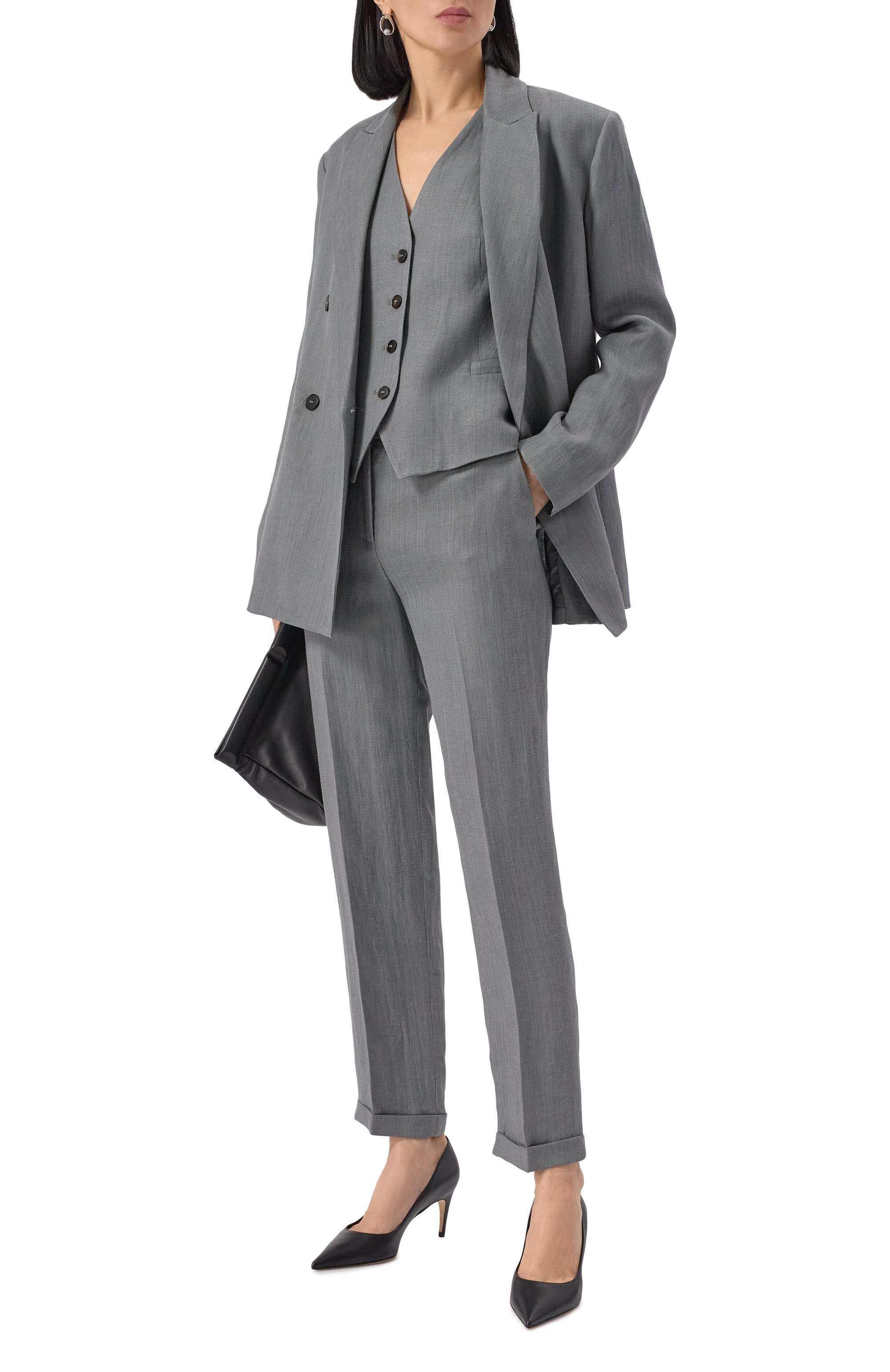 Кожаные туфли SERGIO ROSSI черного цвета по цене 75750 руб., арт. B13070/MNAN07, фото 2 Кожаные туфли SERGIO ROSSI, арт. B13070/MNAN07, фото 2