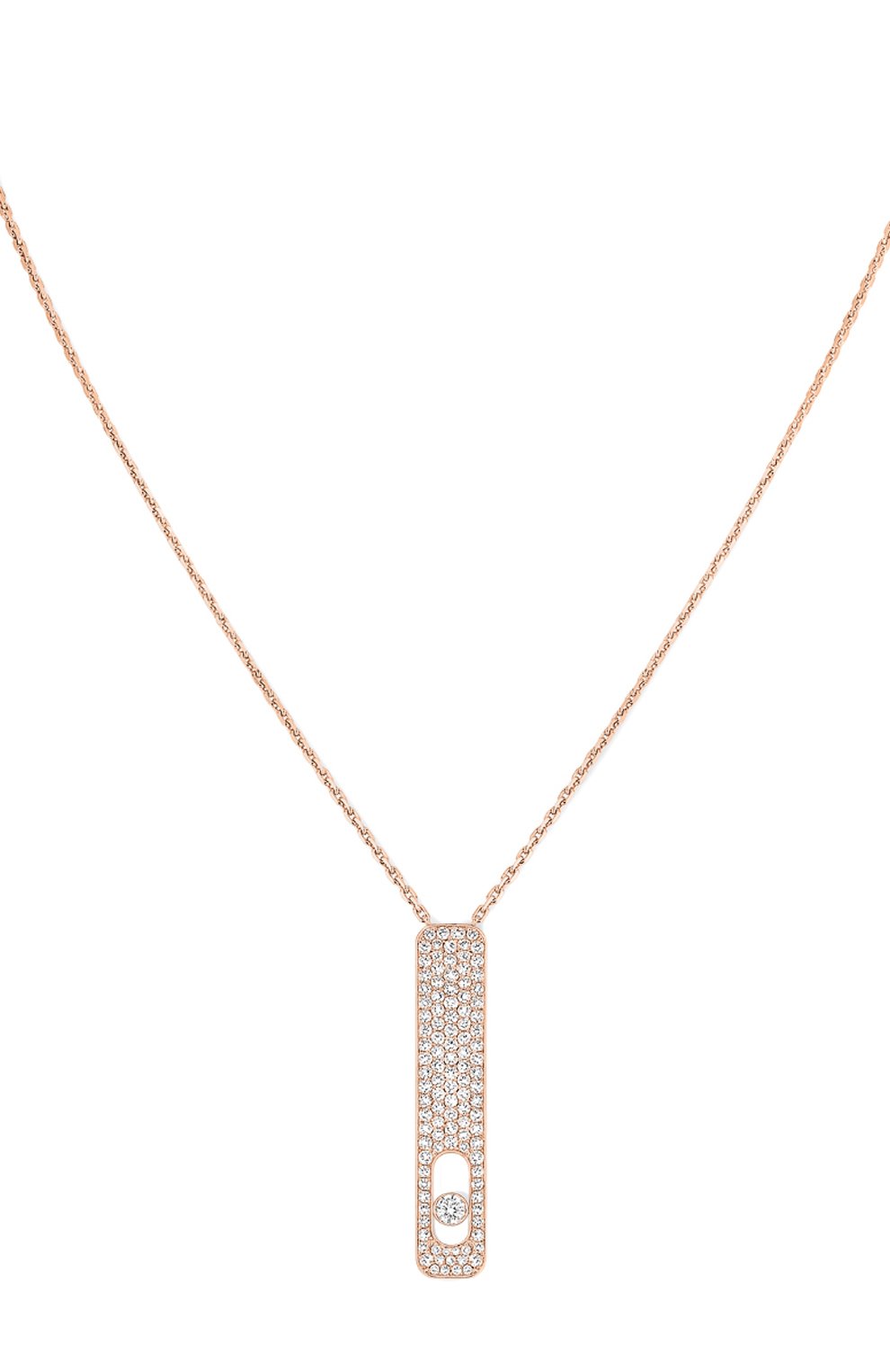 Колье MESSIKA бесцветного цвета по цене 1326000 руб., арт. 10131-PG, фото 1 Колье MESSIKA, арт. 10131-PG, фото 1