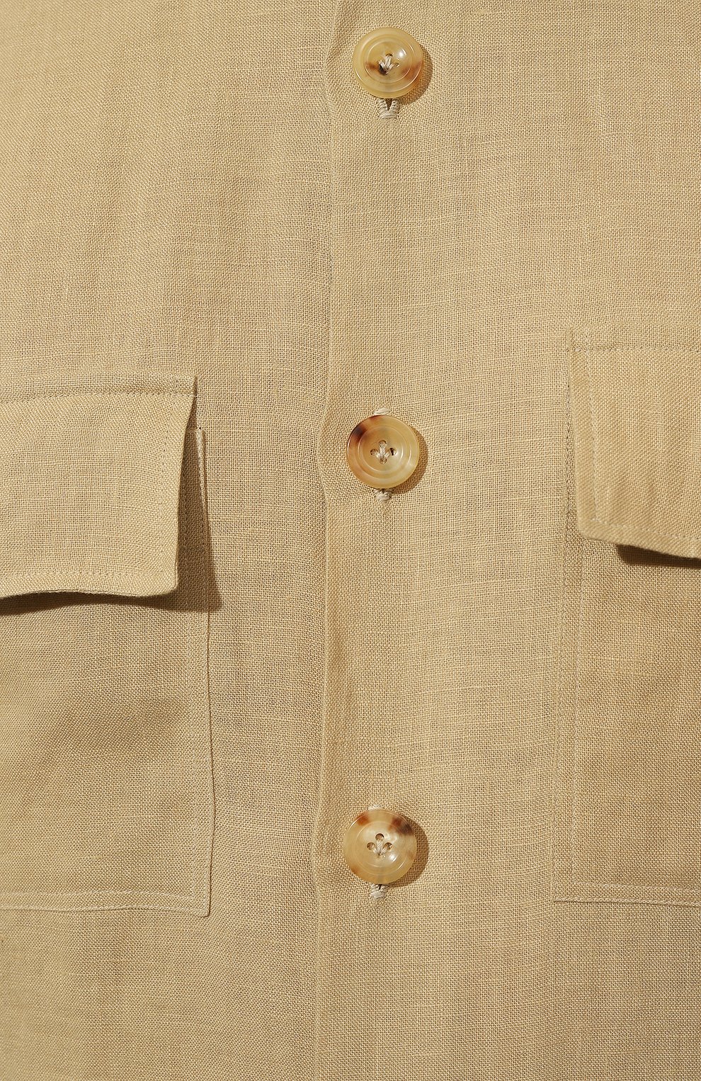 Льняная рубашка KITON, арт. UMC016H08838, фото 5