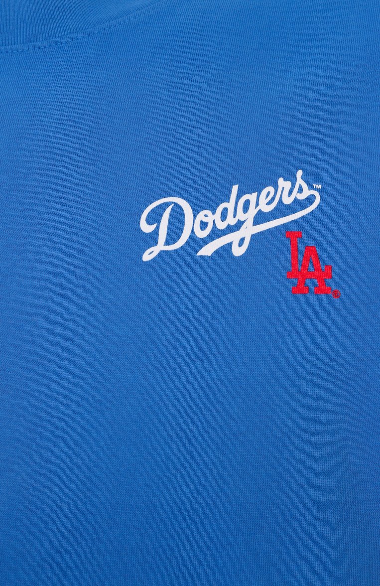 Хлопковая футболка sporty & rich x la dodgers SPORTY AND RICH, арт. T0043627666BL120, фото 1