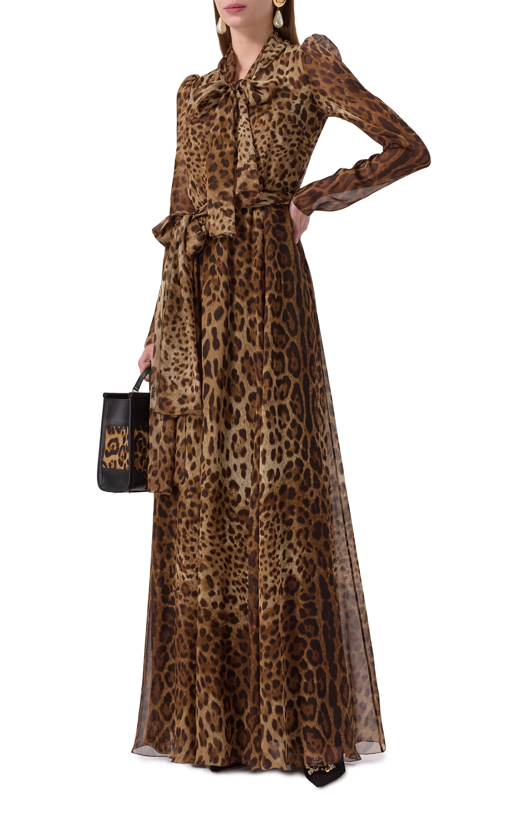 Шелковое платье DOLCE & GABBANA, арт. F6ADIT/FS1AR, фото 2