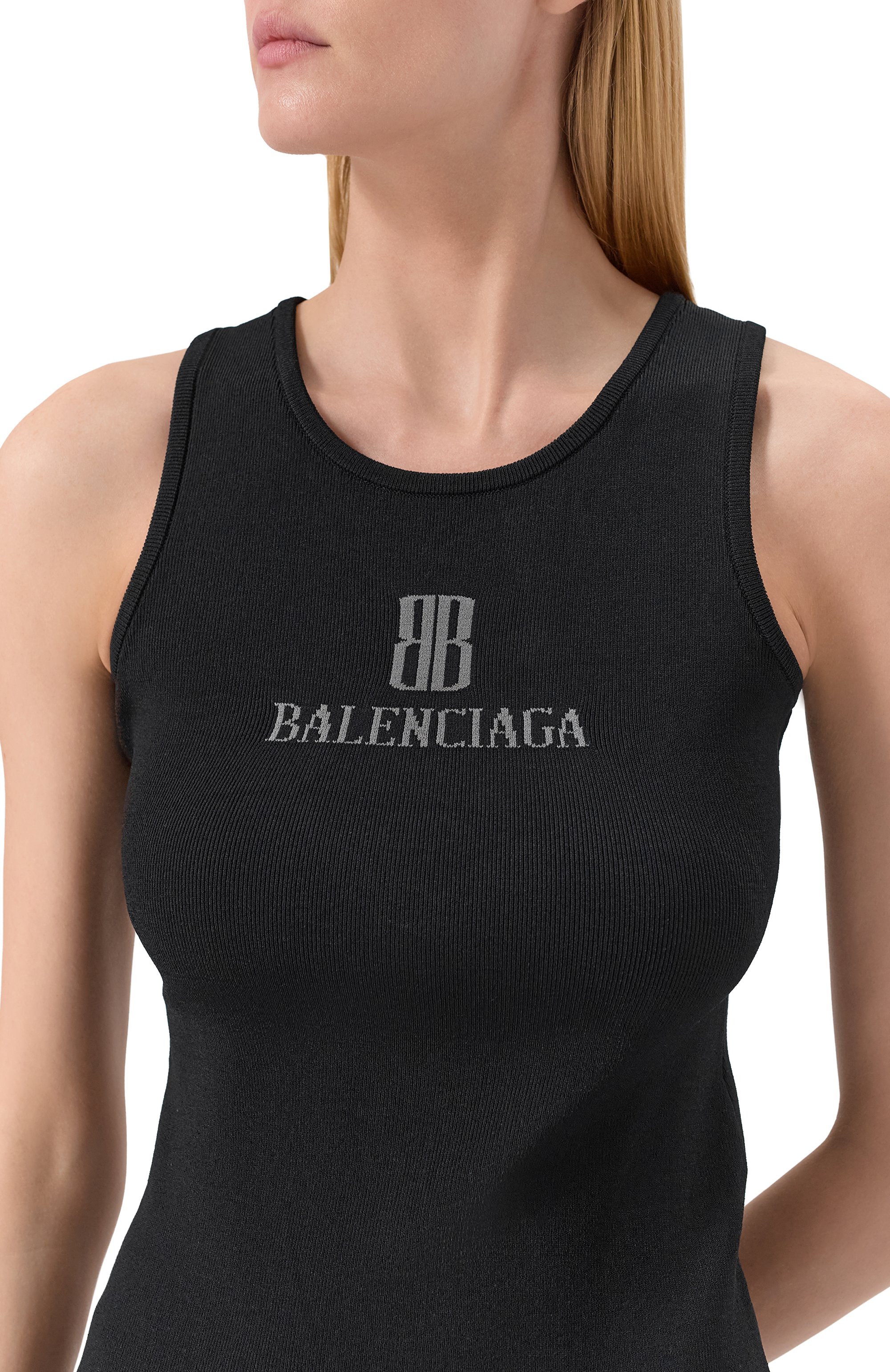 Майка из вискозы BALENCIAGA, арт. 835500/T5231, фото 5