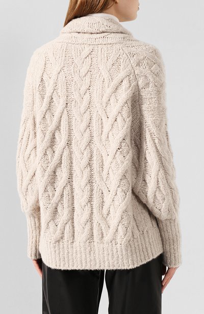 Кашемировый кардиган BRUNELLO CUCINELLI бежевого цвета по цене 426000 руб., арт. M1I391306, фото 4 Кашемировый кардиган BRUNELLO CUCINELLI, арт. M1I391306, фото 4