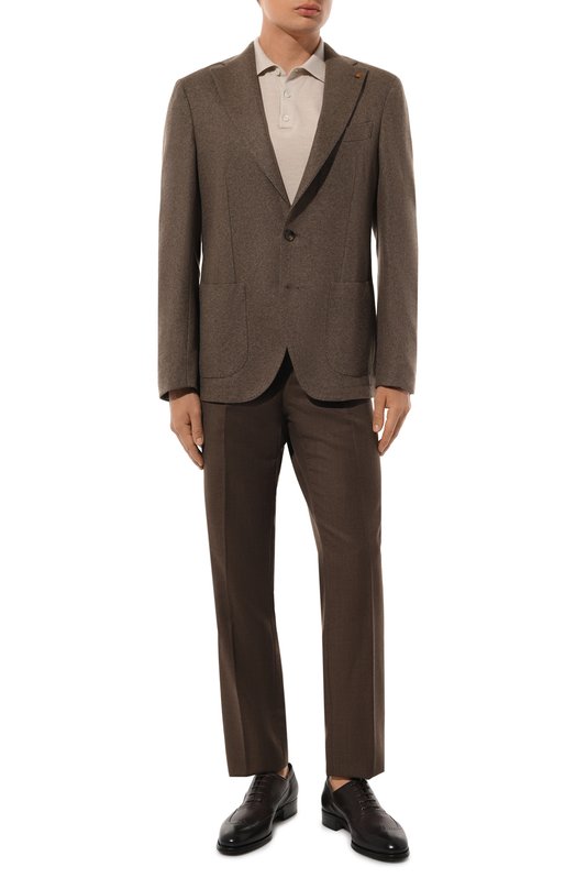 Кашемировый пиджак Sartoria Latorre JD74/JG158 Коричневый  JD74/JG158 Фото 3