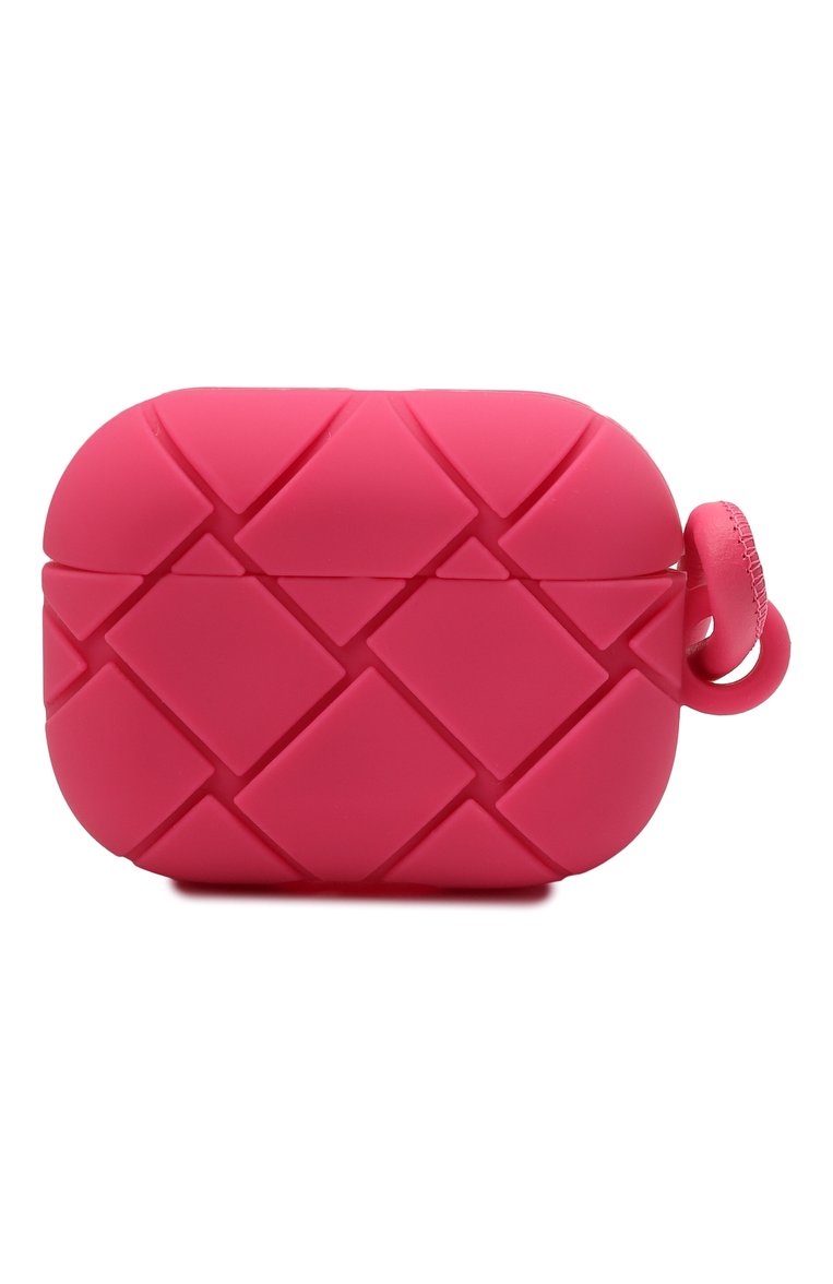 Чехол для airpods pro BOTTEGA VENETA розового цвета, арт. 650530/V0EY1 | Фото 1 (Материал: Пластик; Региональные ограничения белый список (Axapta Mercury): Не проставлено; Нос: Не проставлено)