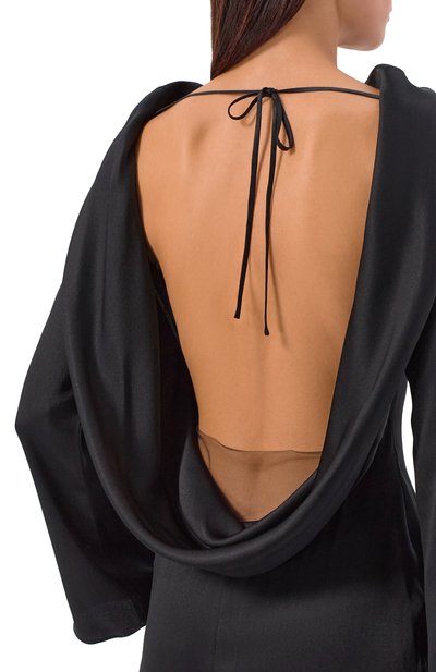 Атласное платье GIUSEPPE DI MORABITO, арт. 05FWDR501 05301, фото 4