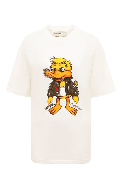 Женская хлопковая футболка DOMREBEL, арт. DUCKPUNK/T-SHIRT