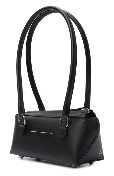 Сумка bauletto mini MM6 черного цвета по цене 43550 руб., арт. SB6ZH0039/P9061_001, фото 4 Сумка bauletto mini MM6, арт. SB6ZH0039/P9061_001, фото 4