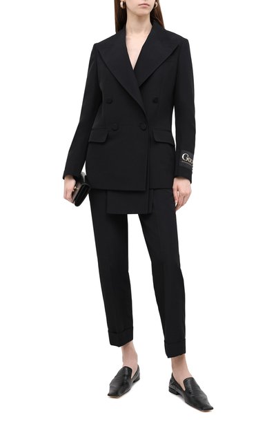 Брюки из хлопка и вискозы GUCCI, арт. 631424/ZADUU, фото 2