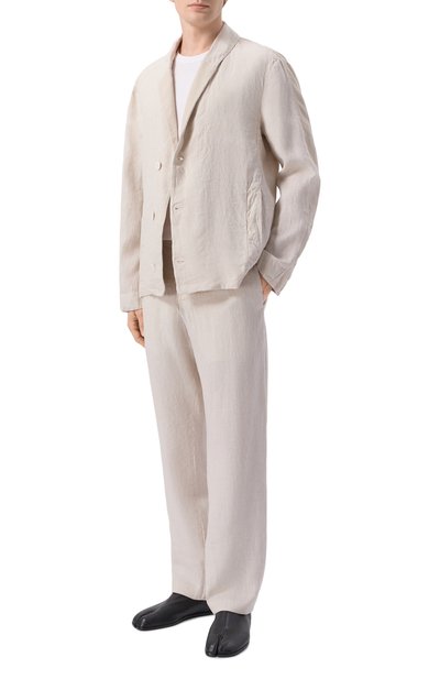 Мужской пиджак изо льна и хлопка TRANSIT, арт. CFUTRCD135