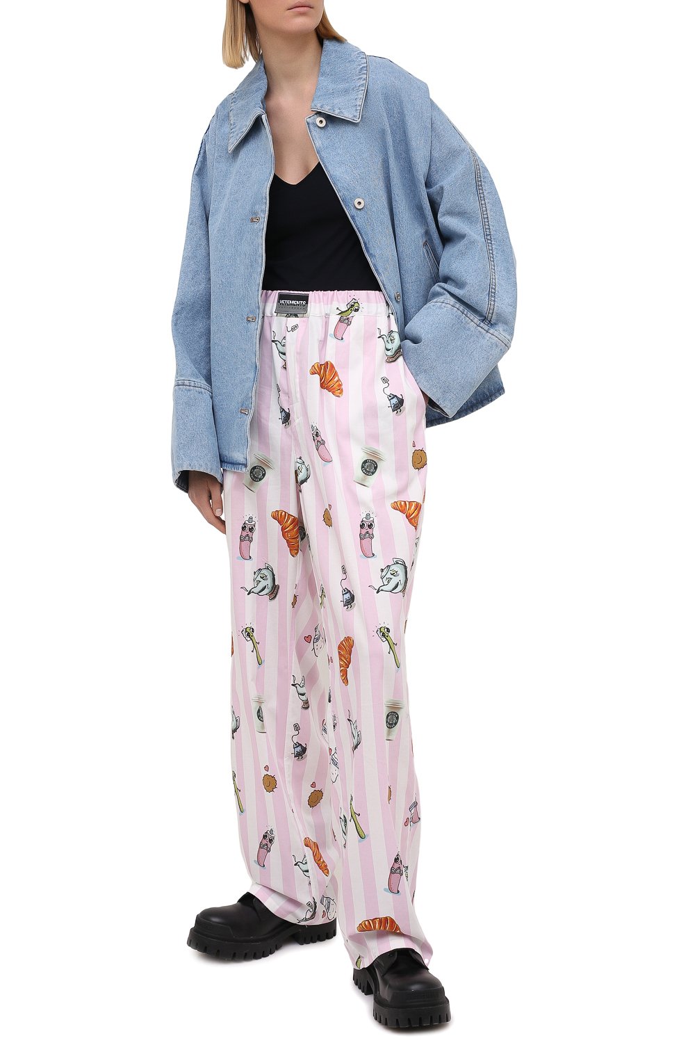 Хлопковые брюки VETEMENTS, арт. UE51PA400P 2603/W, фото 2