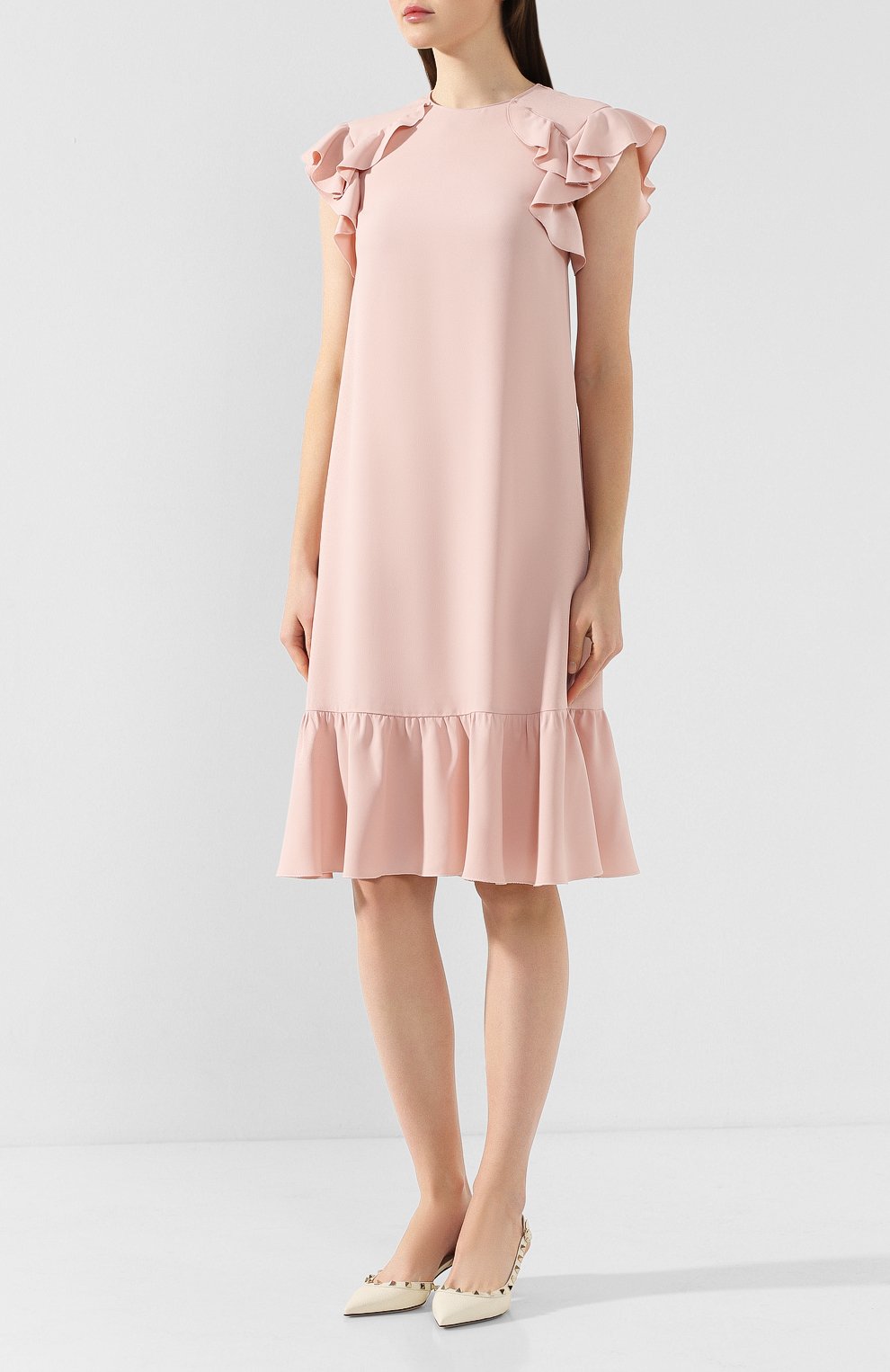 Платье REDVALENTINO розового цвета по цене 51850 руб., арт. TR3VAL50/0F1, фото 3 Платье REDVALENTINO, арт. TR3VAL50/0F1, фото 3