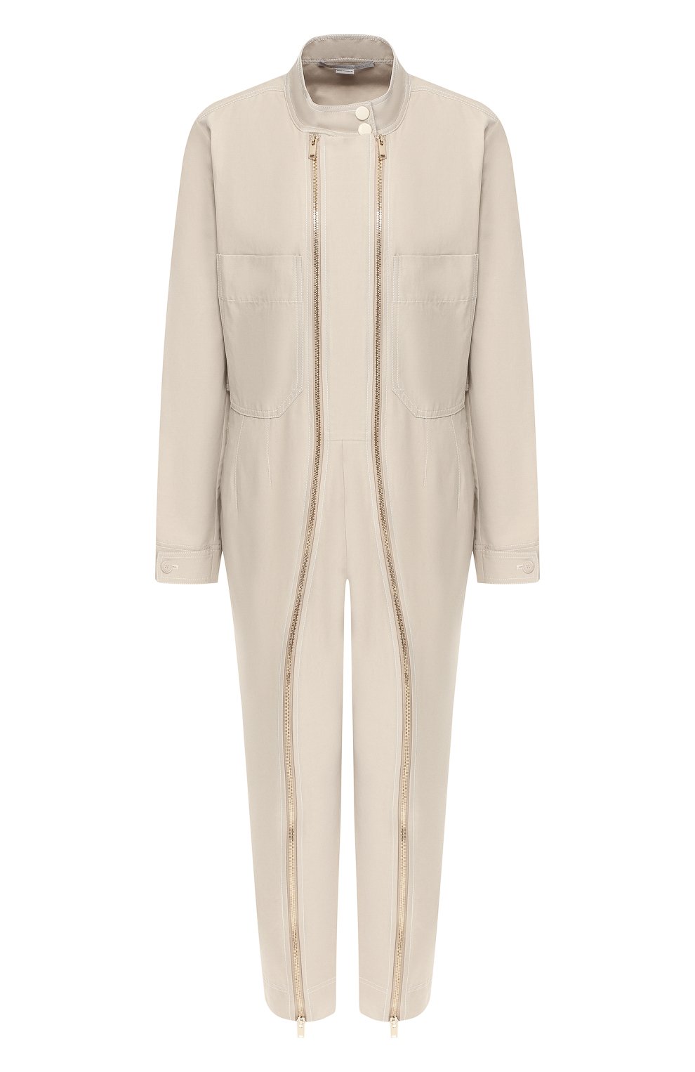 Комбинезон из смеси хлопка и льна STELLA MCCARTNEY бежевого цвета по цене 99500 руб., арт. 552642/SIA03, фото 1 Комбинезон из смеси хлопка и льна STELLA MCCARTNEY, арт. 552642/SIA03, фото 1