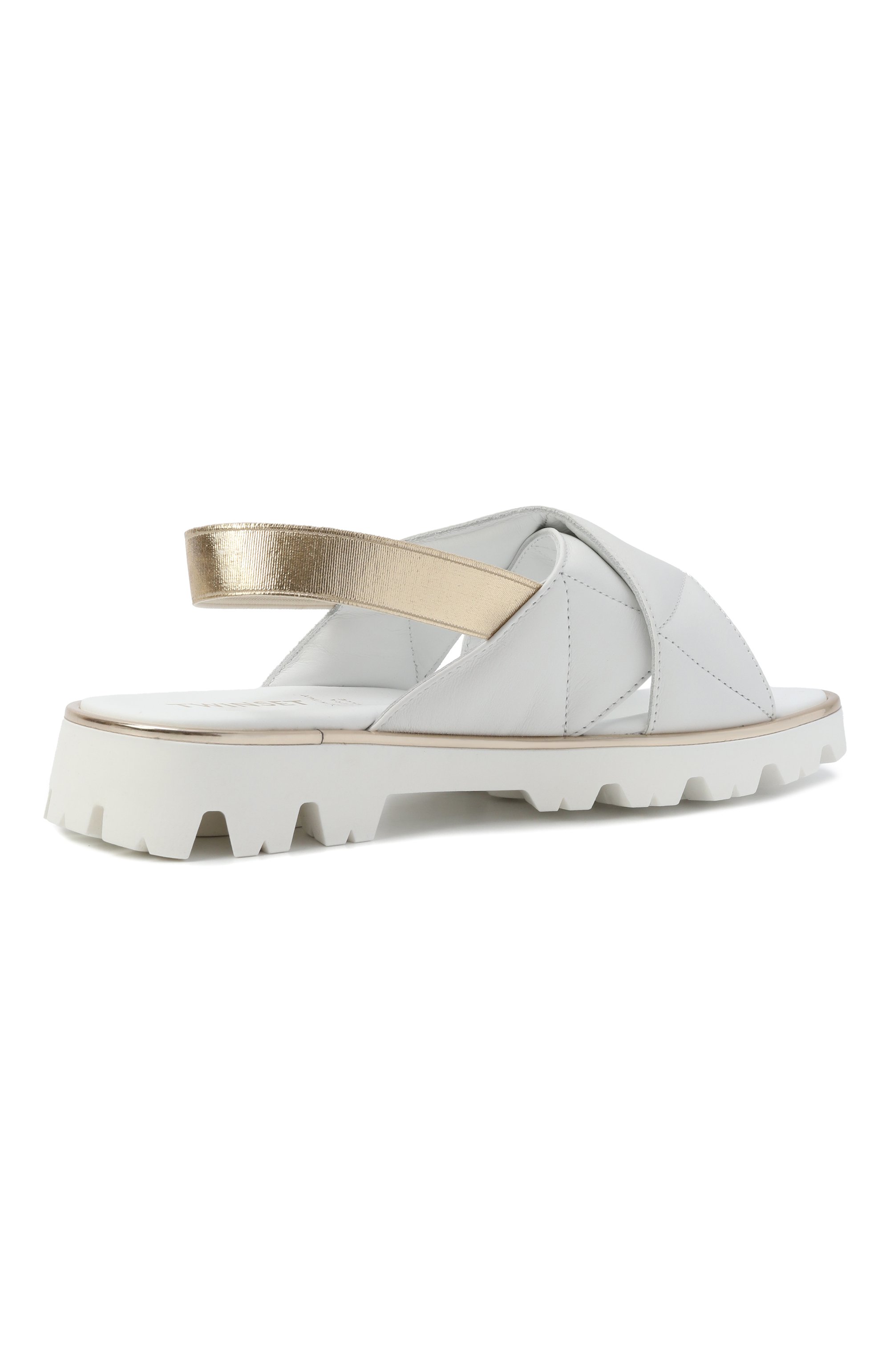 Кожаные сандалии TWINSET, арт. 251GCJ044/35-40, фото 3