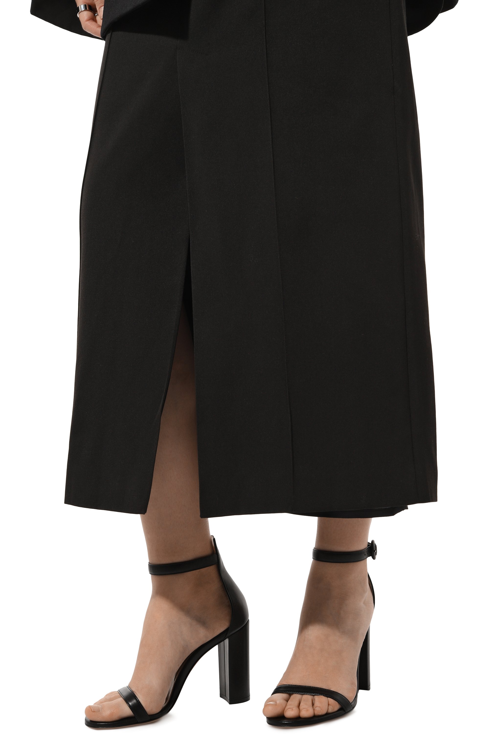 Кожаные босоножки gaeta GIANVITO ROSSI, арт. G61712.95RIC.NAPNER0, фото 3