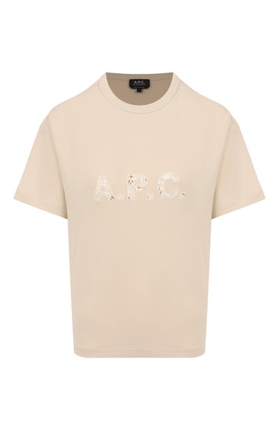 Женская хлопковая футболка A.P.C., арт. C0HBQ-F26495