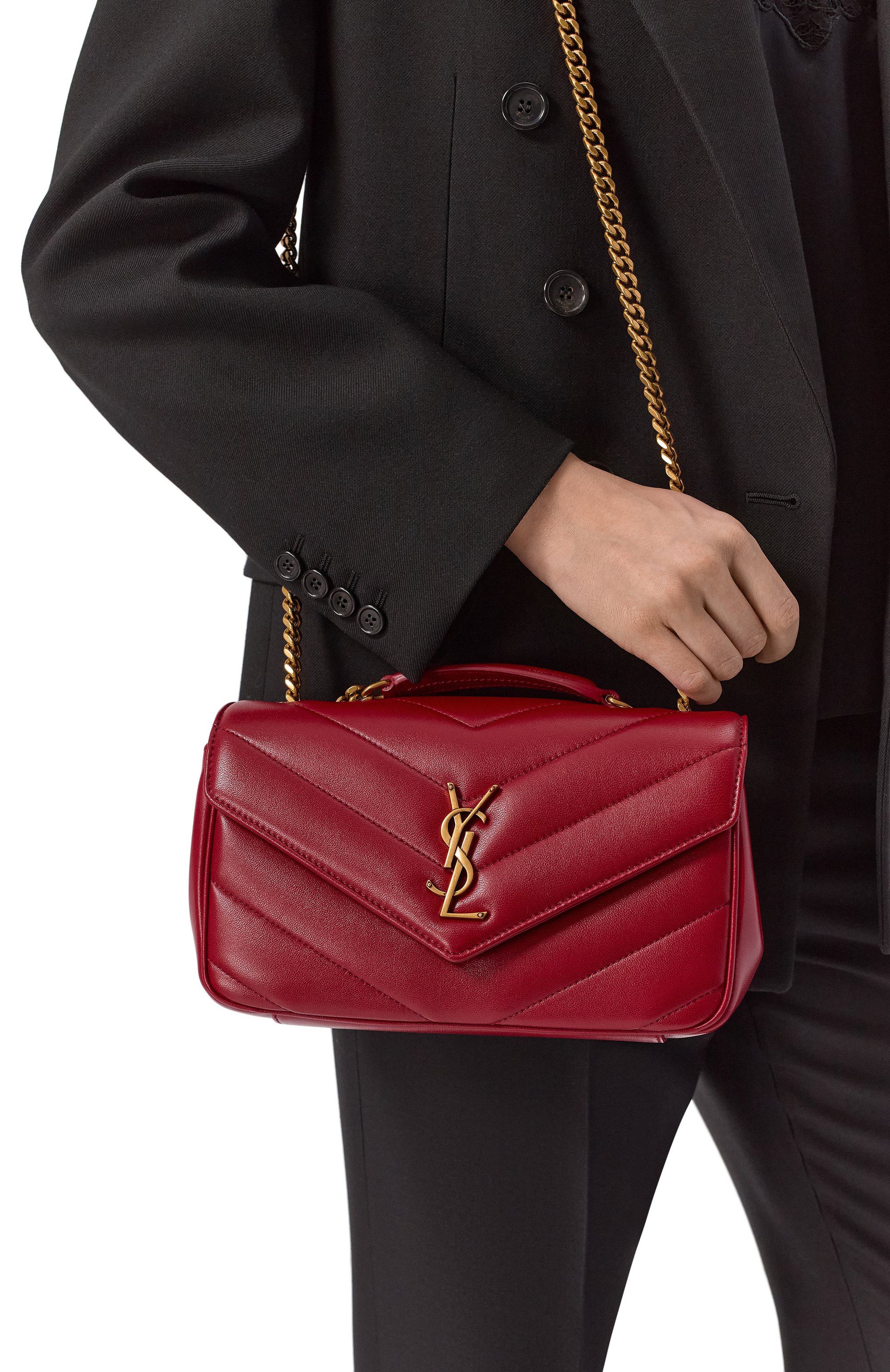 Сумка loulou small SAINT LAURENT, арт. 801437/AAEAX, фото 2