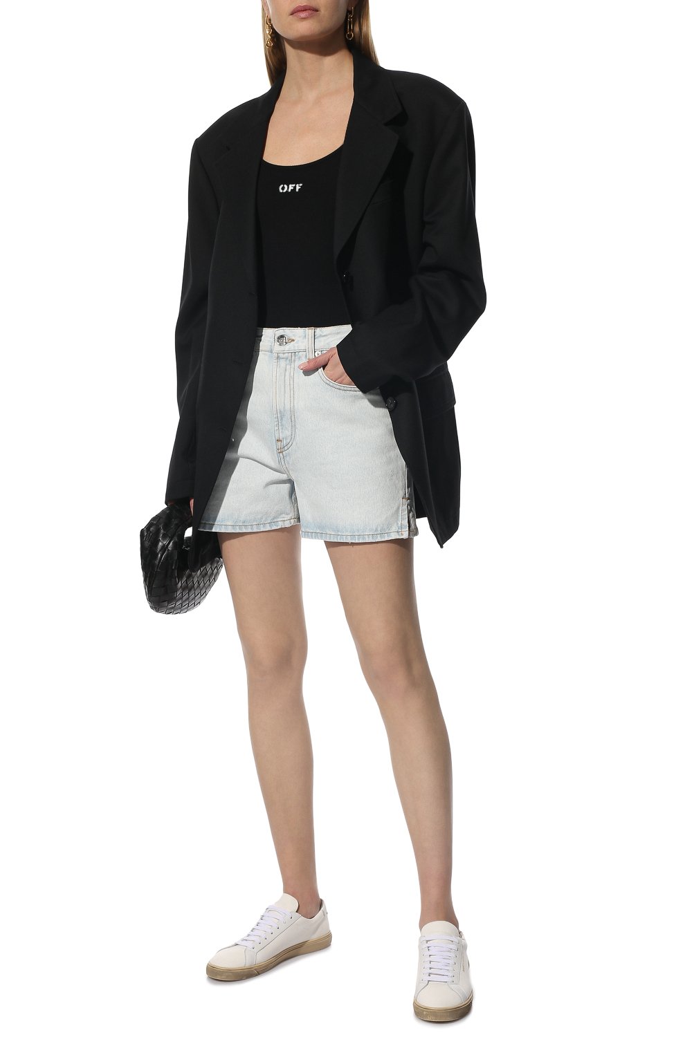 Хлопковая майка OFF-WHITE, арт. 0WAD072C99JER001, фото 2