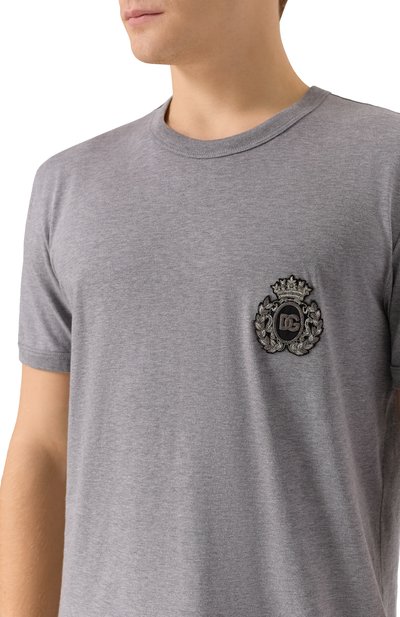 Хлопковая футболка DOLCE & GABBANA, арт. G8PV1Z/G7PJ6, фото 5