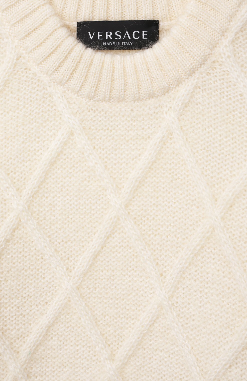 Укороченный свитер из шерсти VERSACE, арт. 1000649/1A00561/4A-6A, фото 3