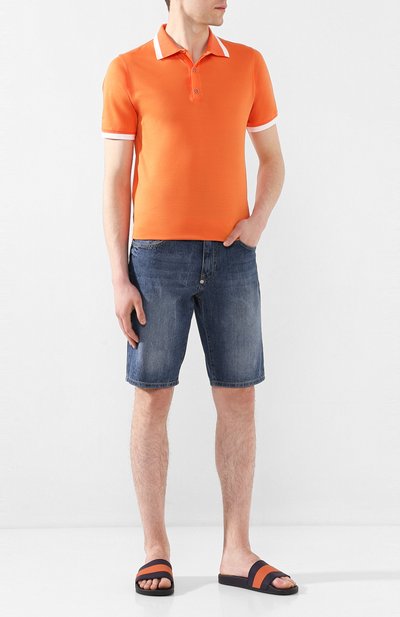 Шлепанцы BRUNELLO CUCINELLI темно-синего цвета по цене 38800 руб., арт. MZUP0SR249, фото 2 Шлепанцы BRUNELLO CUCINELLI, арт. MZUP0SR249, фото 2