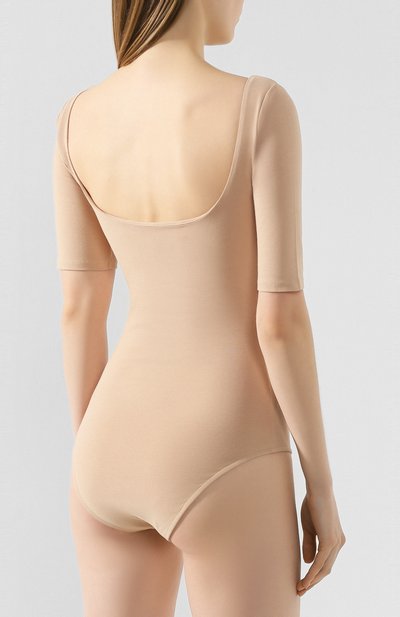 Хлопковое боди ACNE STUDIOS бежевого цвета по цене 19550 руб., арт. AL0120/W, фото 4 Хлопковое боди ACNE STUDIOS, арт. AL0120/W, фото 4