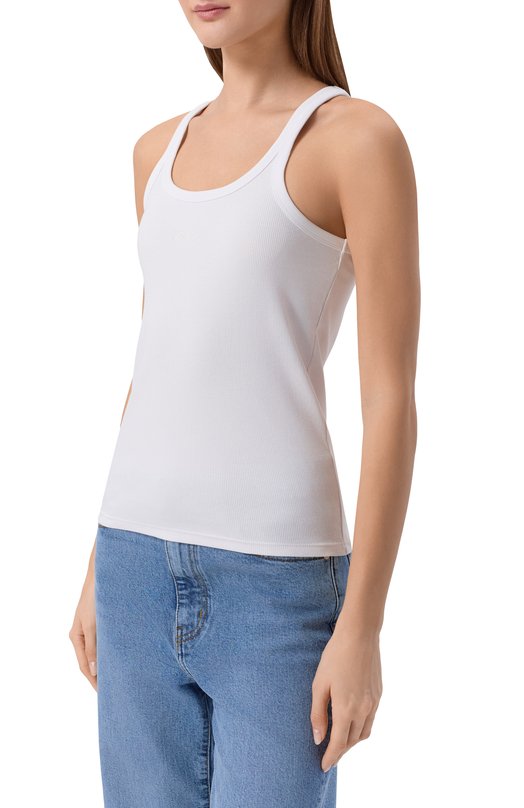 Хлопковая майка BOSS Orange 50554664 Белый  50554664 Фото 3