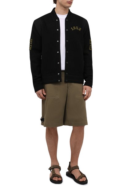 Текстильные сандалии la greca VERSACE, арт. 1003359/1A00208, фото 2