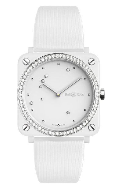 Женские часы white diamond eagle diamonds BELL AND ROSS, арт. BRS-EW-CE-LGD/SF