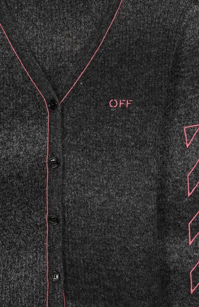 Шерстяной кардиган OFF-WHITE, арт. 0GHB006F25KNI001/12+, фото 3