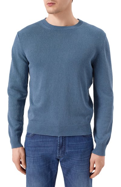 Джемпер из хлопка и кашемира CORNELIANI, арт. 25M598-2525176, фото 3